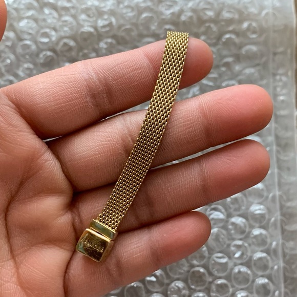 14k gold-plated Pandora Reflexion Mesh Bracelet EUC - Picture 6 of 10
